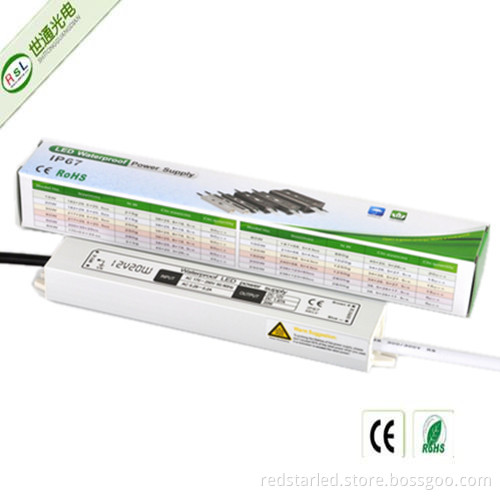 Power Supply Waterproof 12V 20W